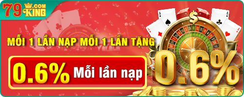 Nhận thưởng 0.6% hoàn trả cho mỗi giao dịch nạp tiền